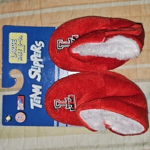 Forever Collectibles Texas Tech University Red Baby Team Slippers